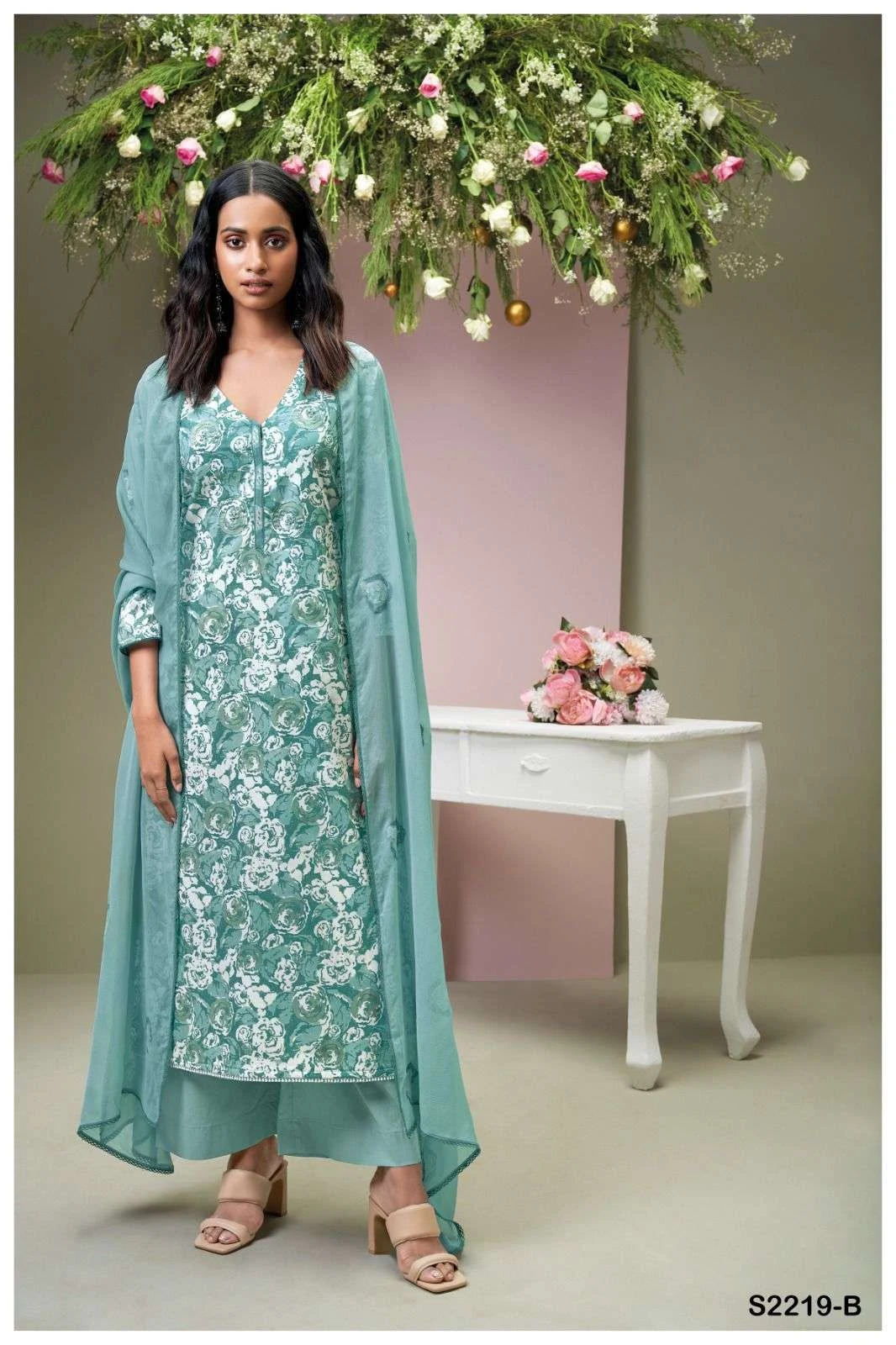 Ganga Tempany 2219 Premium Cotton Printed Wholesale Fancy Salwar Suit Catalog — Wholesale Salwar Suits, Ganga wholesale from Surat - Gallery Image 3